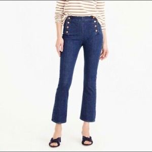 J.Crew Billie‎ Demi Boot Crop Sailer Jeans